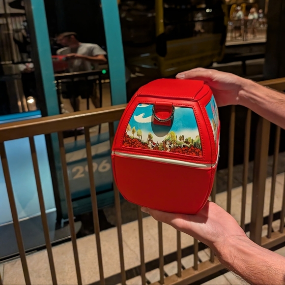 NEW Disney Parks Loungefly Skyliner Shoulder Bag Purse Mickey Mouse Donald Duck - Picture 4 of 10